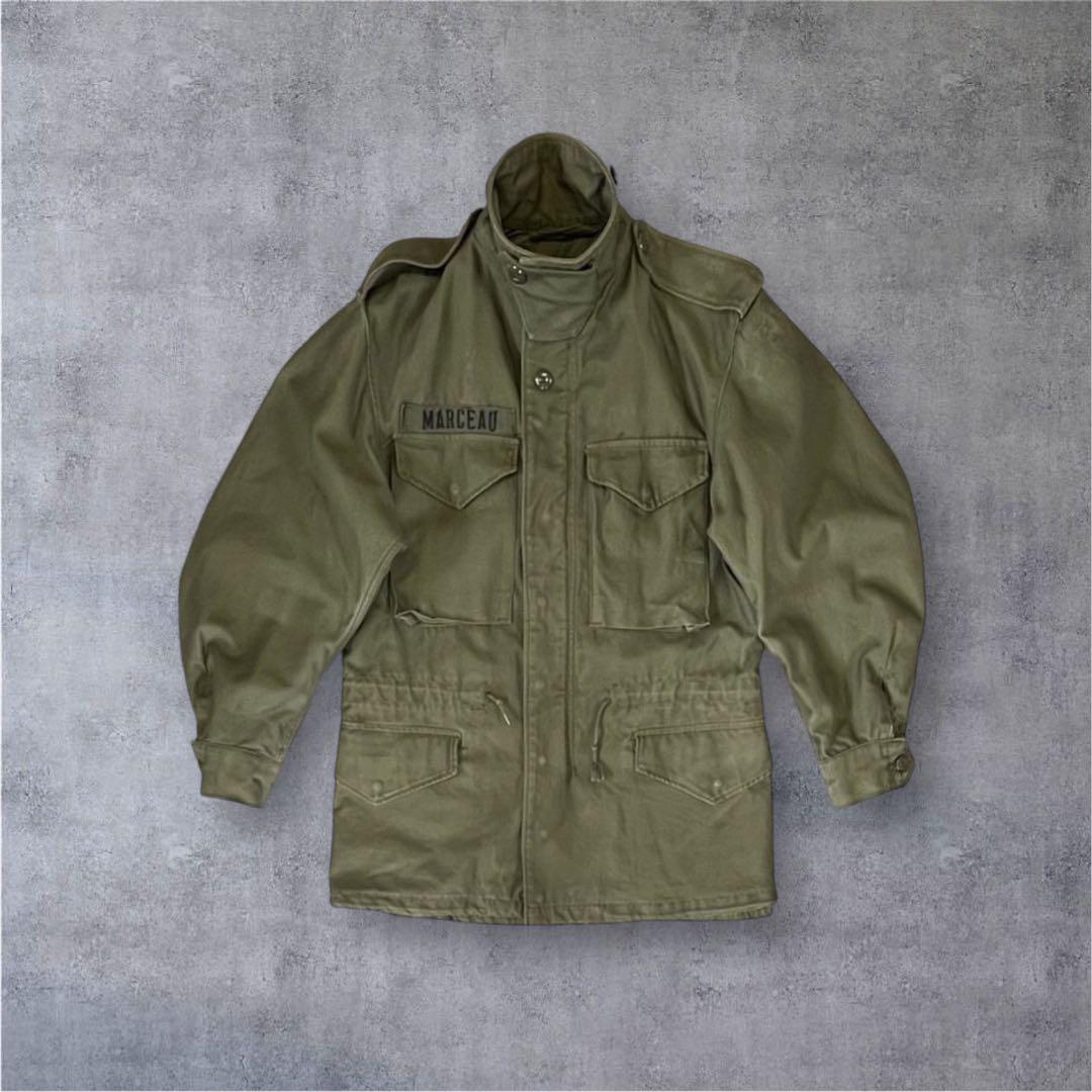 60'S アメリカ軍 US ARMY M51ジャケット アルミジップ S-S