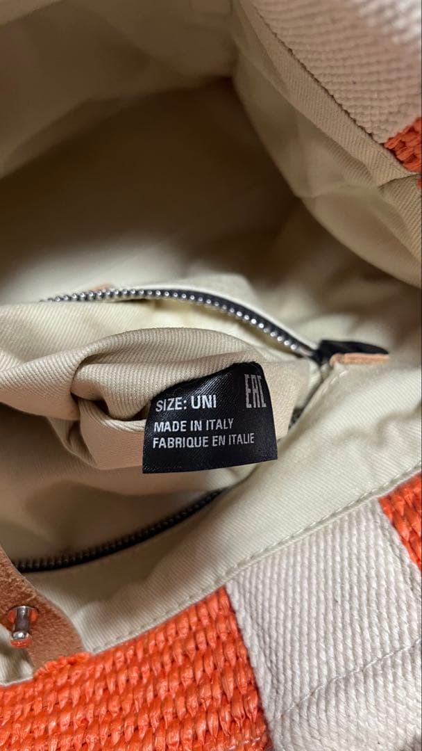 【8/6まで販売】MARNI オレンジ トートバッグ