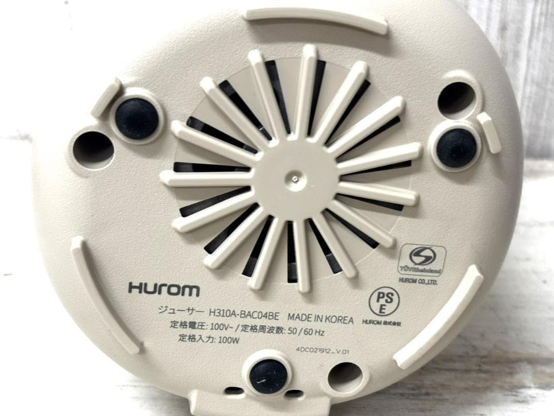 HUROM ヒューロム ミキサー スロージューサ H310Aシリーズ ピンク