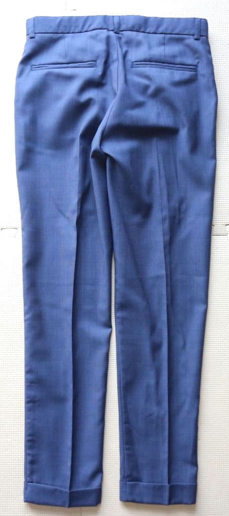 美品 ザラ 150cm 男の子 セレモニースーツ上下セットアップ フォーマル 青