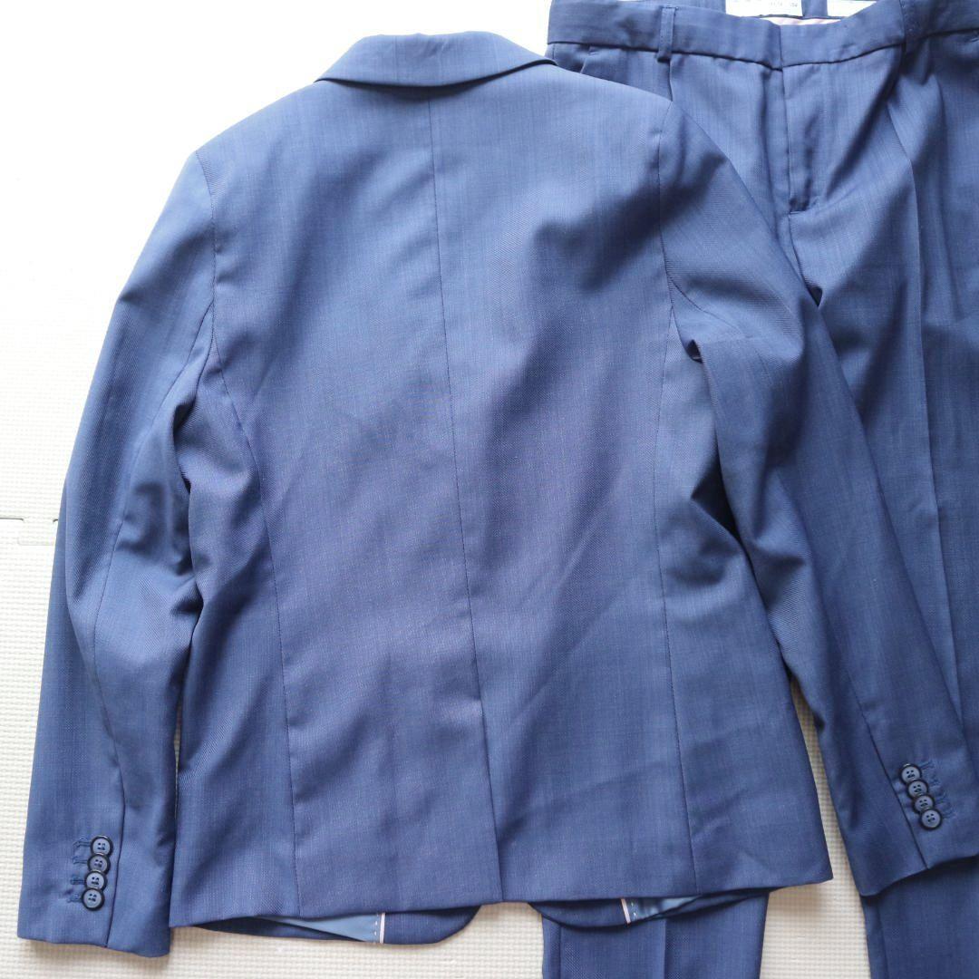 美品 ザラ 150cm 男の子 セレモニースーツ上下セットアップ フォーマル 青