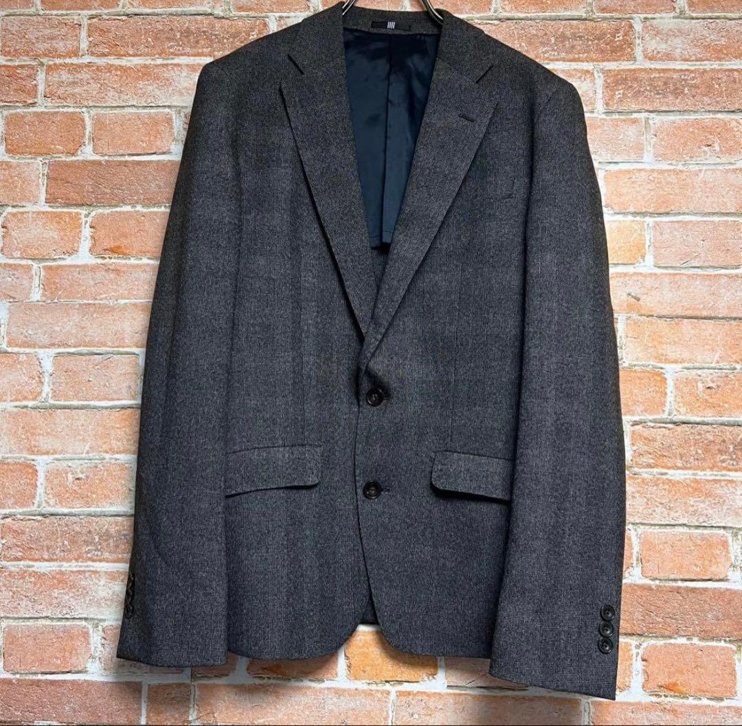 【美品】スーツセレクト　上下スーツ　4s y4 洗える　セットアップ　グレー