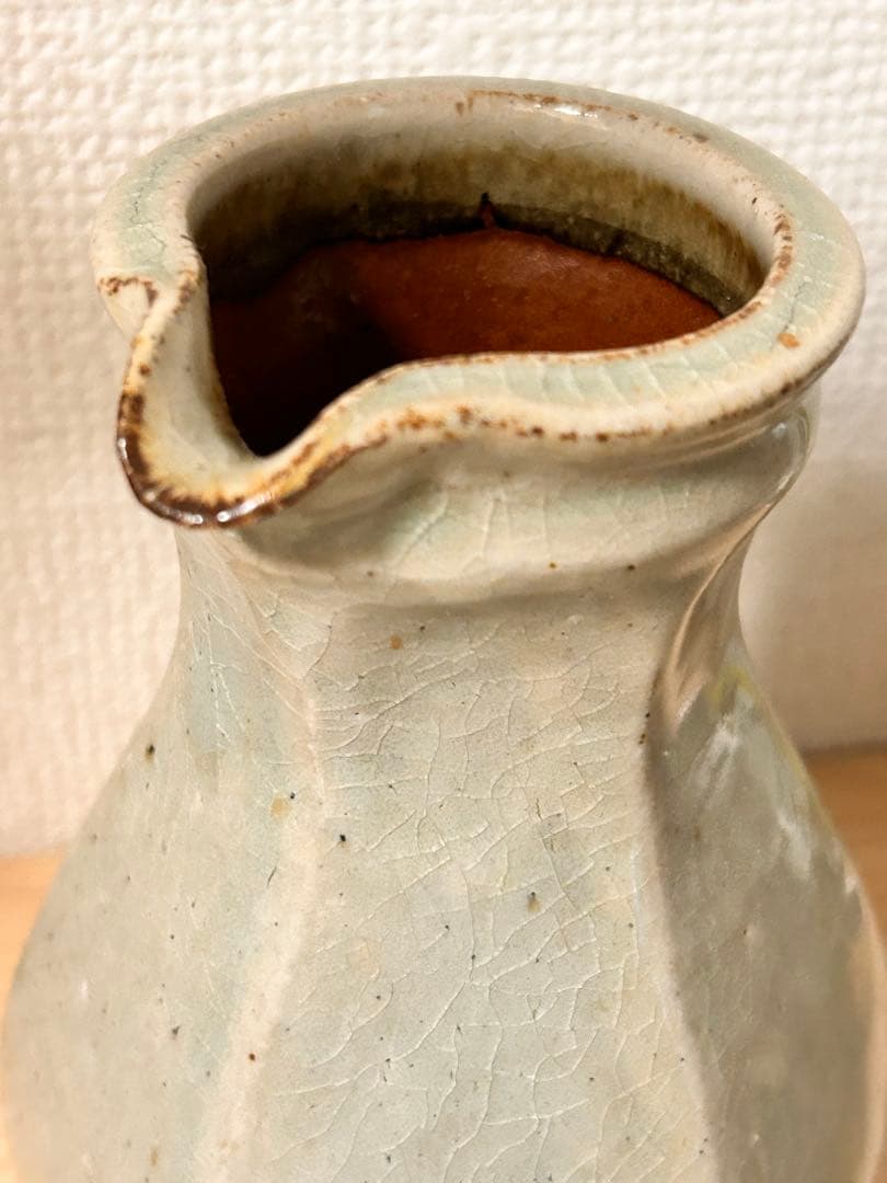 カ*メ様 森山雅夫　糠釉ピッチャー　検）民藝　武内晴二郎　沖塩明樹　益子焼　湯町