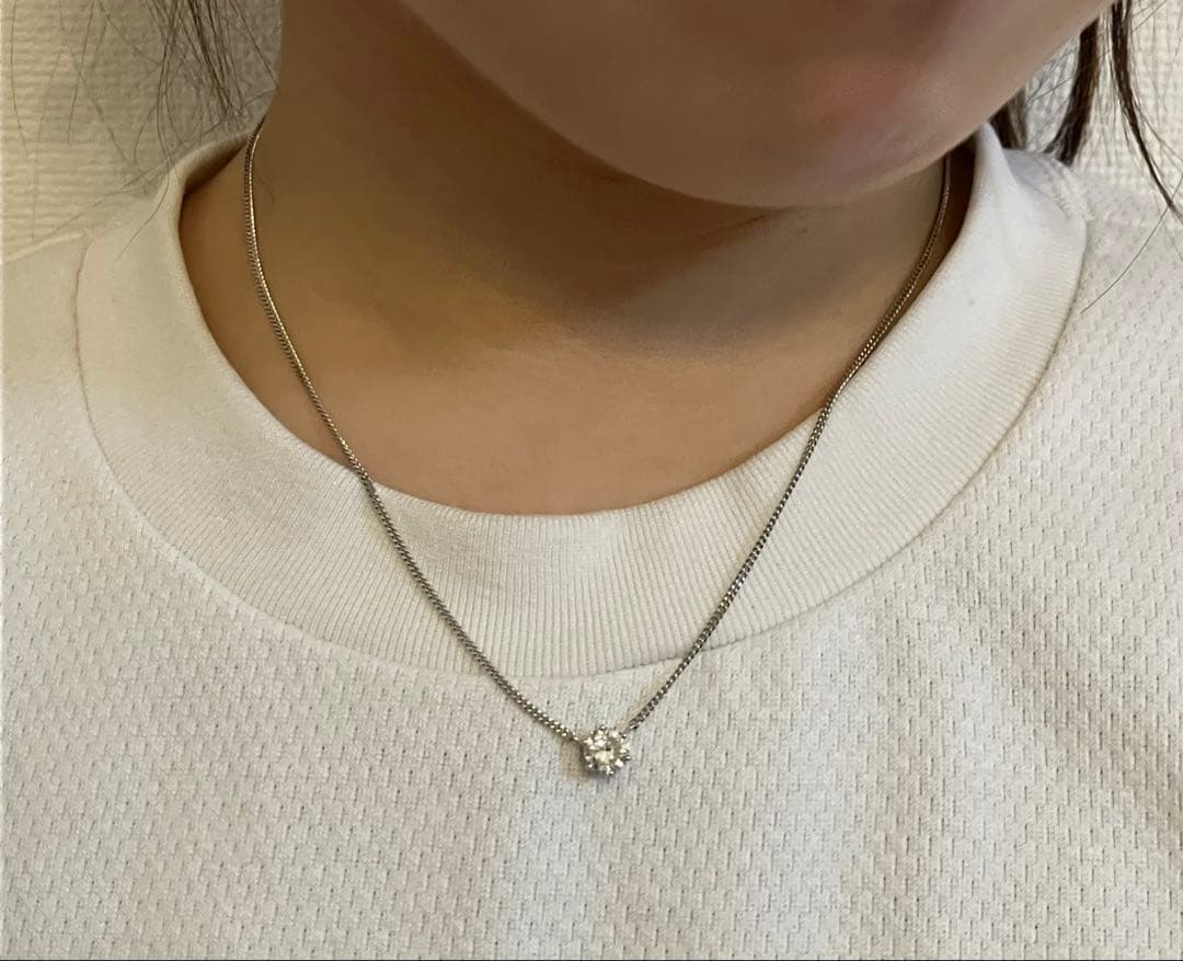 ジュエリーマキ　1粒ダイヤモンド　ネックレス　1.01ct プラチナ