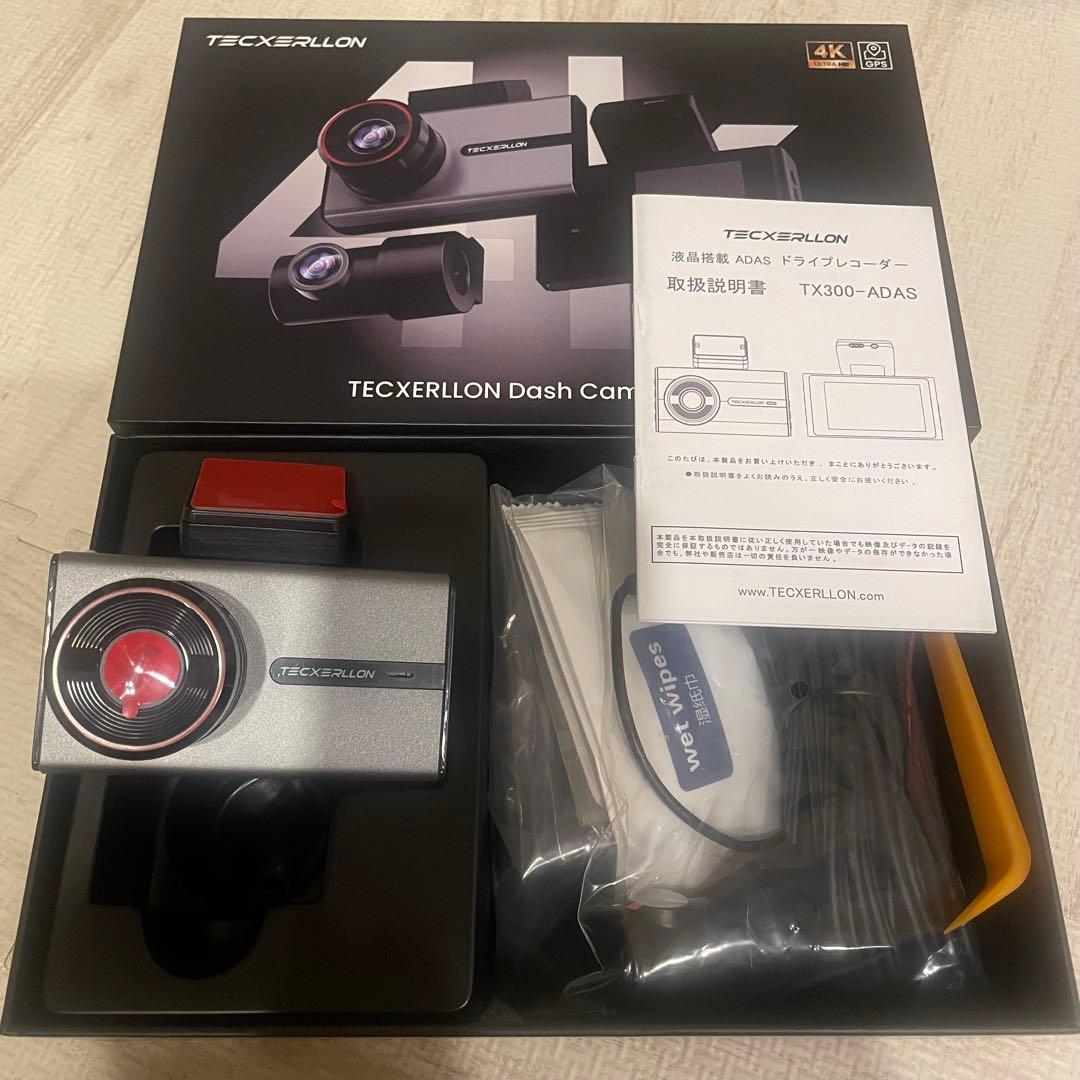 ドライブレコーダー 前後2カメラ 4Kフロント 2Kリア スマホ連携 暗視