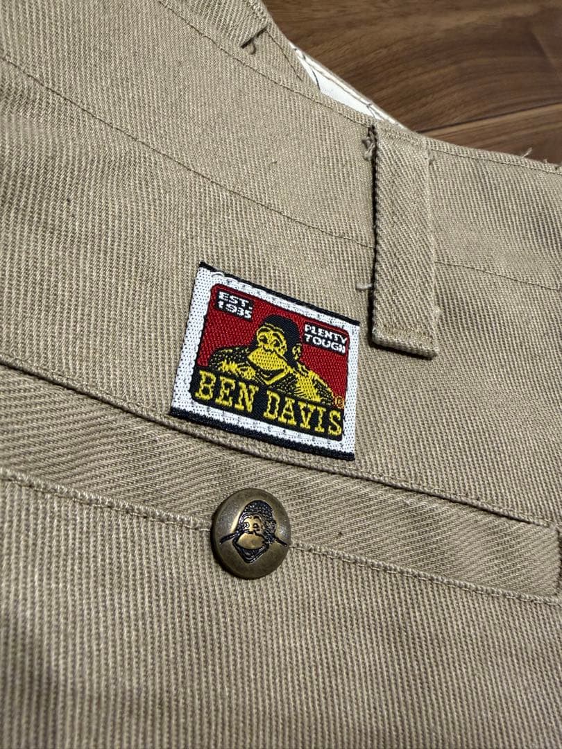 90s USA規格 BEN DAVIS ベージュ 美品 W33