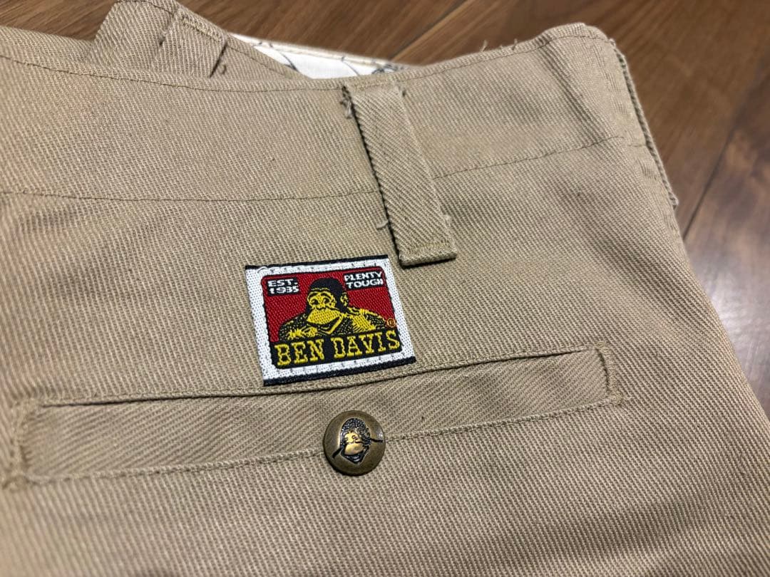 90s USA規格 BEN DAVIS ベージュ 美品 W33