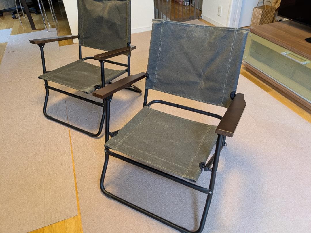 テーブル・チェア・ハンモック MIKAN WAXED CANVAS ROVER CHAIR LOW