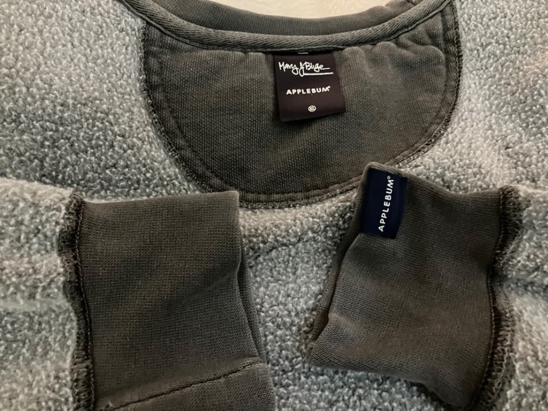 APPLEBUMコラボMARY J. BLIGE クルースウェット XL 完売品