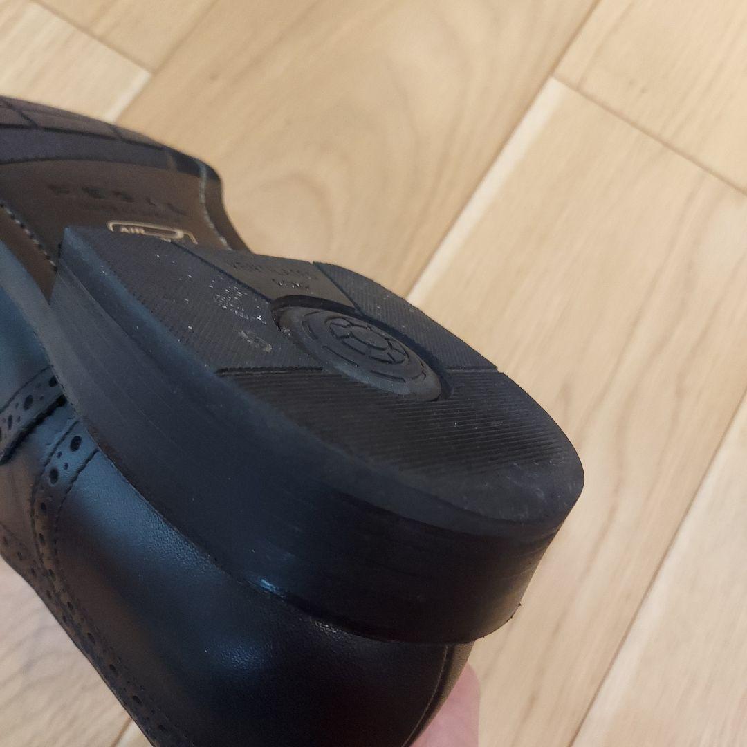 26cm REGAL 黒レザー ウィングチップ ドレスシューズ 日本製