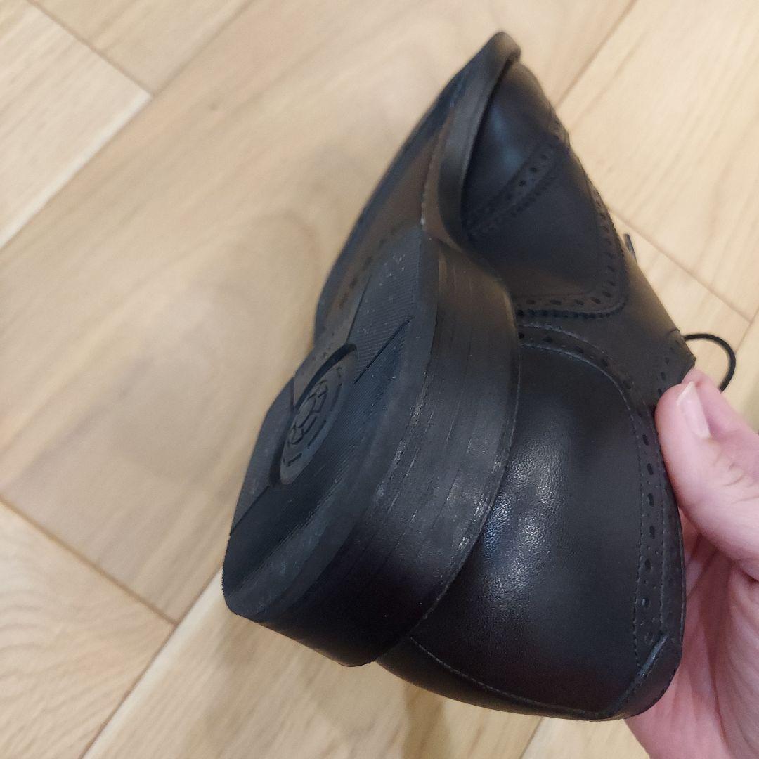 26cm REGAL 黒レザー ウィングチップ ドレスシューズ 日本製