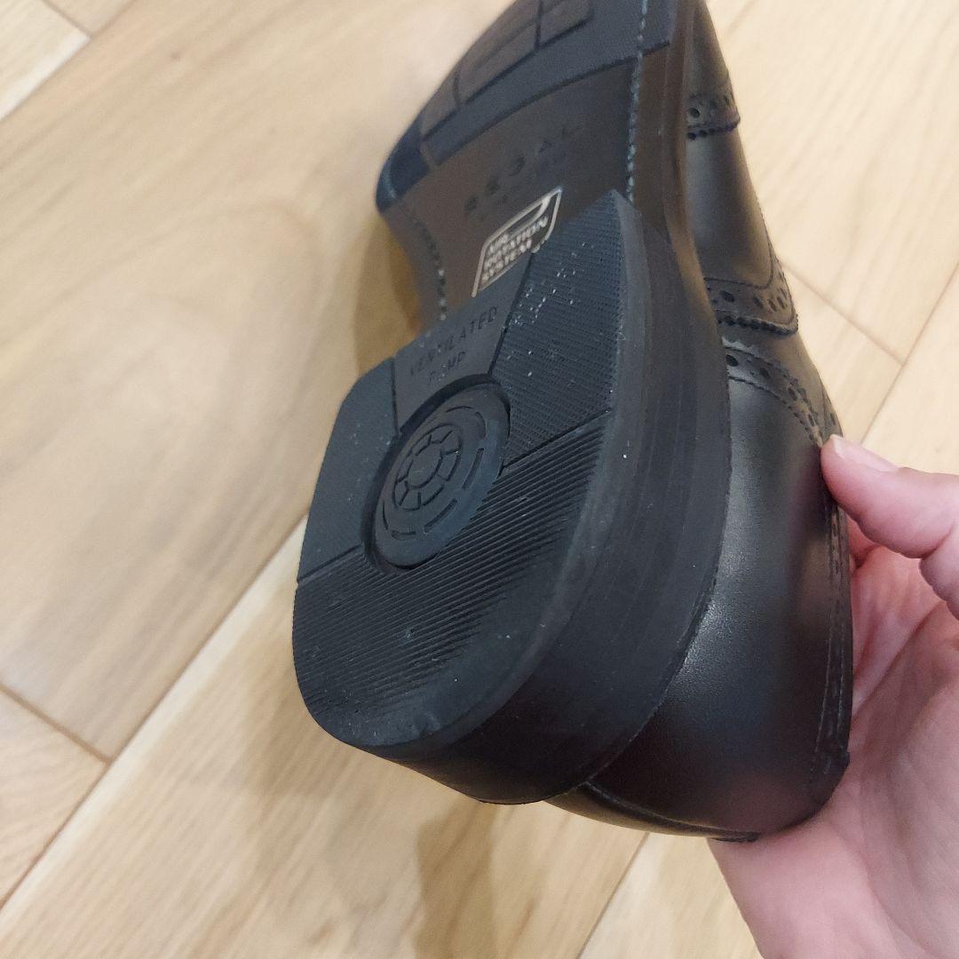 26cm REGAL 黒レザー ウィングチップ ドレスシューズ 日本製