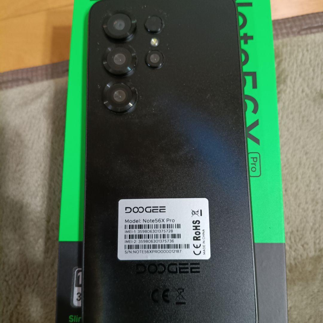 DOOGEE Note56X Pro android16 ミッドナイトブラック
