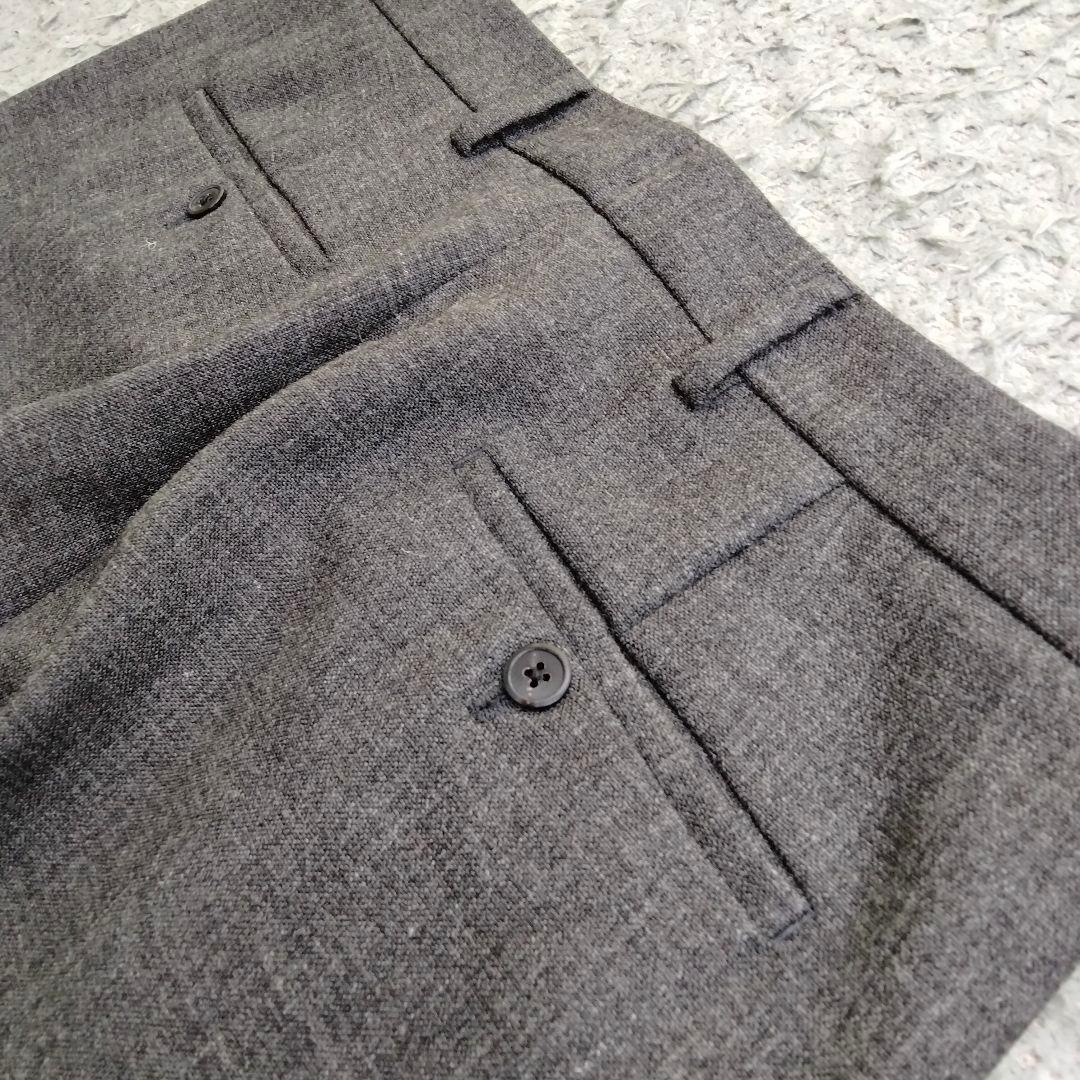 プラダ【美品】スラックス　極上ウール　50サイズ　PRADA　グレー系