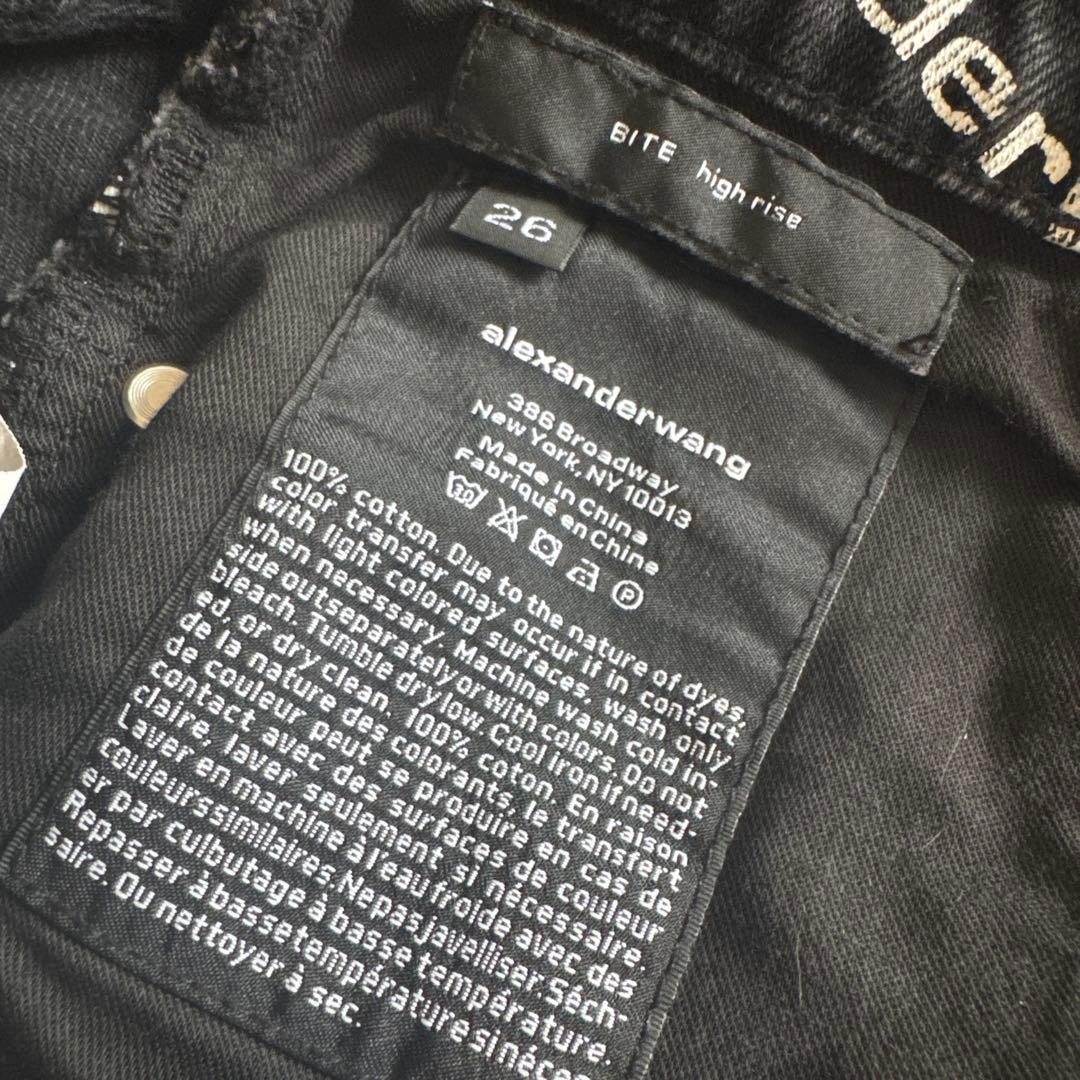 alexander wang エイジドグレーデニム