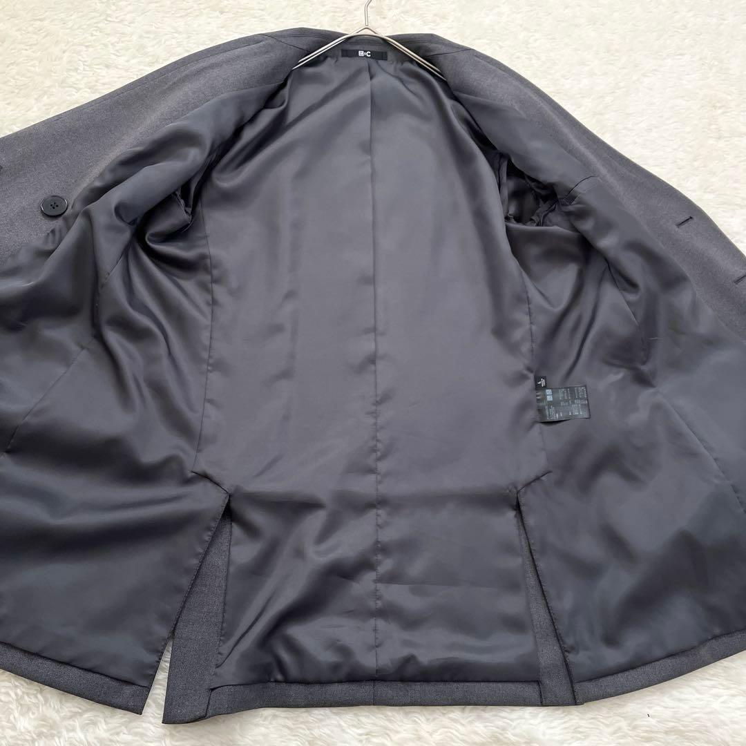 美品　ユニクロ:C ダブルテーラードジャケット　Lサイズ