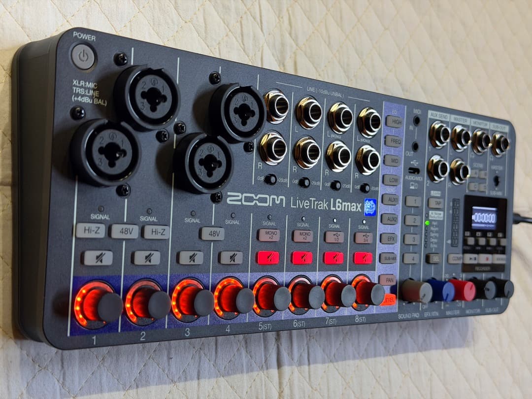 ZOOM LiveTrak L6max デジタルミキサー / レコーダー