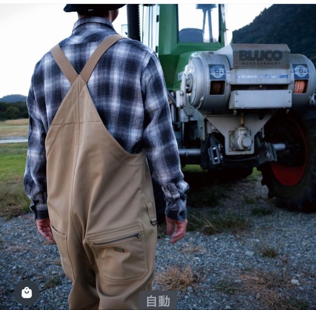 BLUCOウォーム オーバーオール　カーキ美品