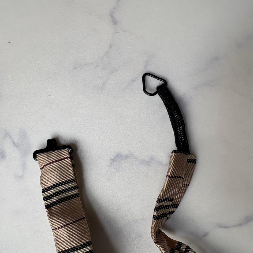 【極美品】バーバリーロンドン キッズ ネクタイ ノバチェック シルク 絹100