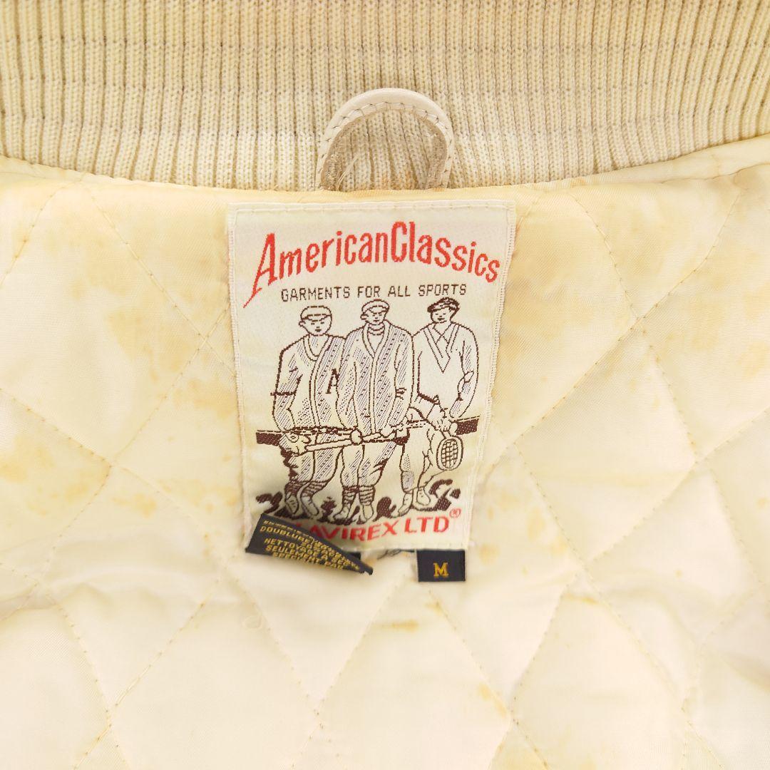 【希少】AVIREX 革製スタジャン