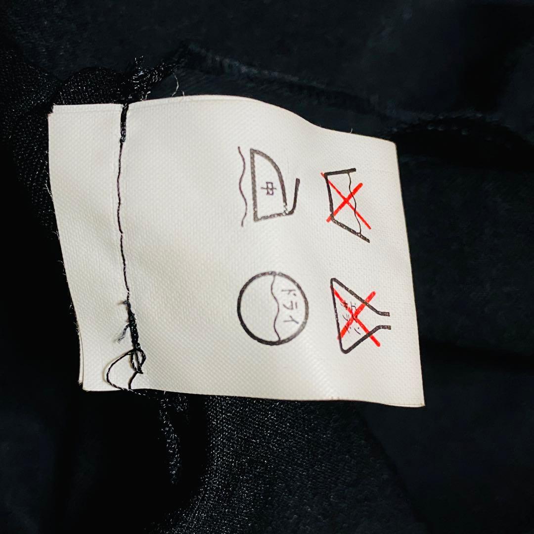 希少 サンプル Y's bis ワンピース ボタン ストレッチ スカート 黒