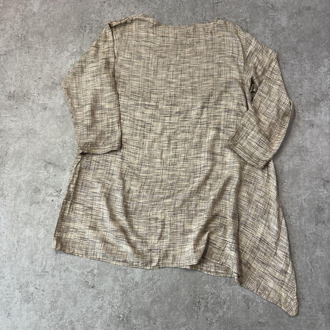 JURGEN LEHL ヨーガンレール　シルク　絹　ワンピース　アシンメトリー