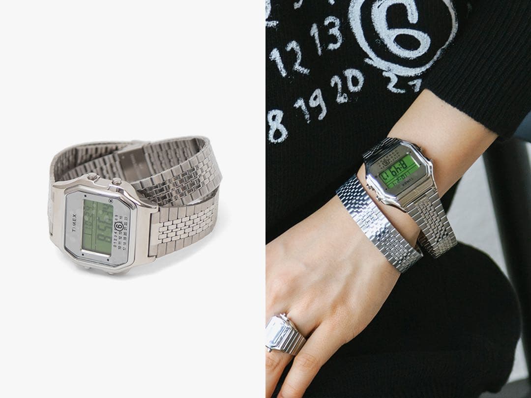 8*8様 TIMEX x MM6 T80 Gift Set Silver シルバ