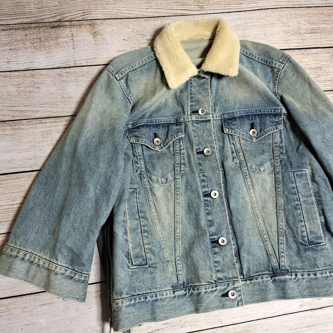 【値下げ交渉歓迎】 サカイ sacai デニムボアジャケット Gジャン 変形 M