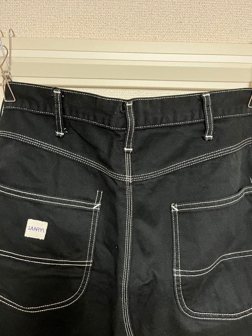 ガンリュウ　サルエルパンツ　サイズS GANRYU コムデギャルソン　ステッチ