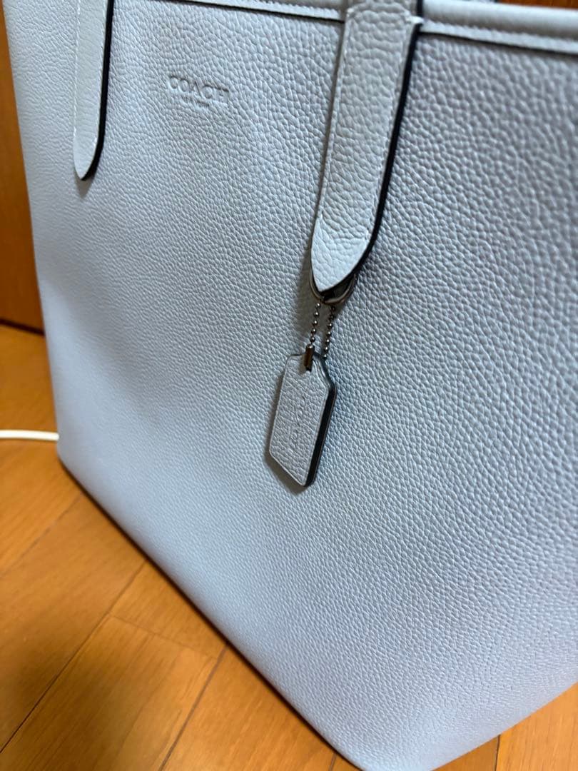 ブルーグレートートバッグ