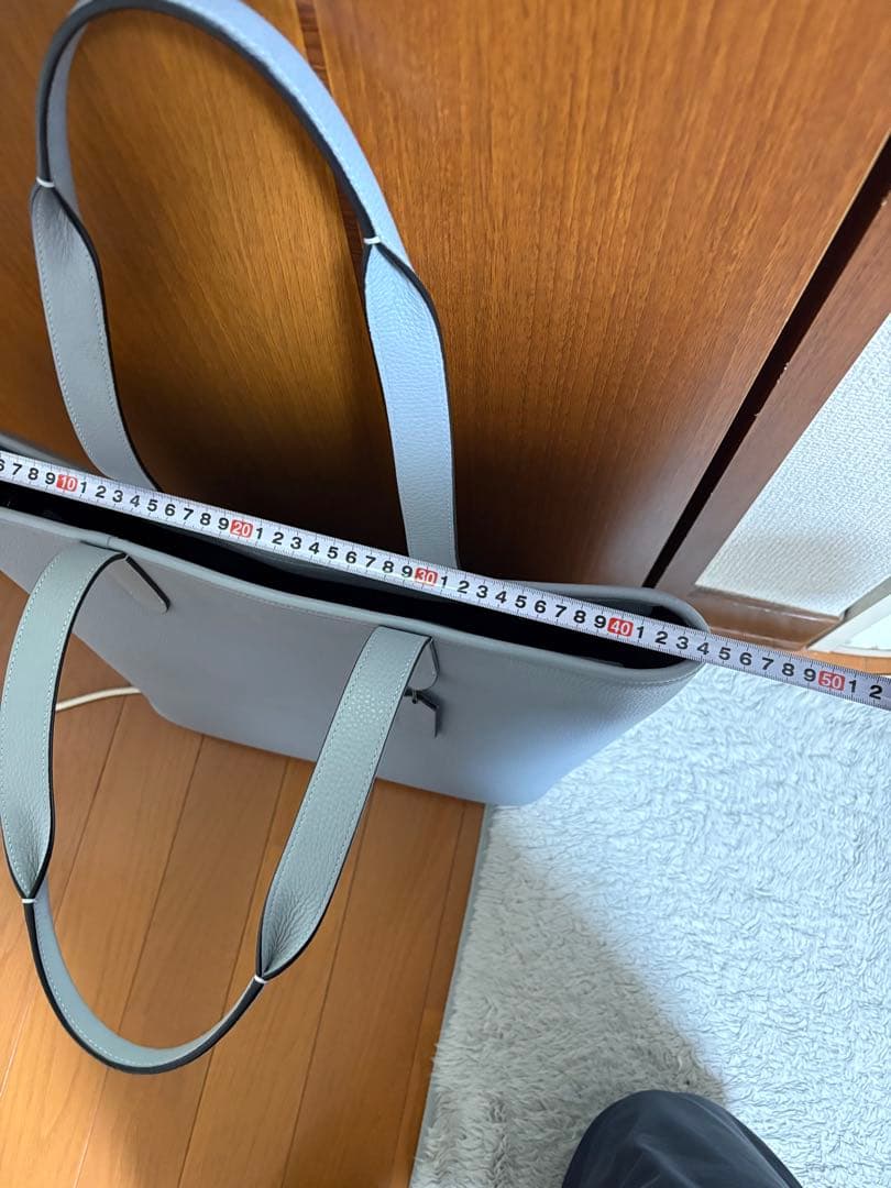 ブルーグレートートバッグ