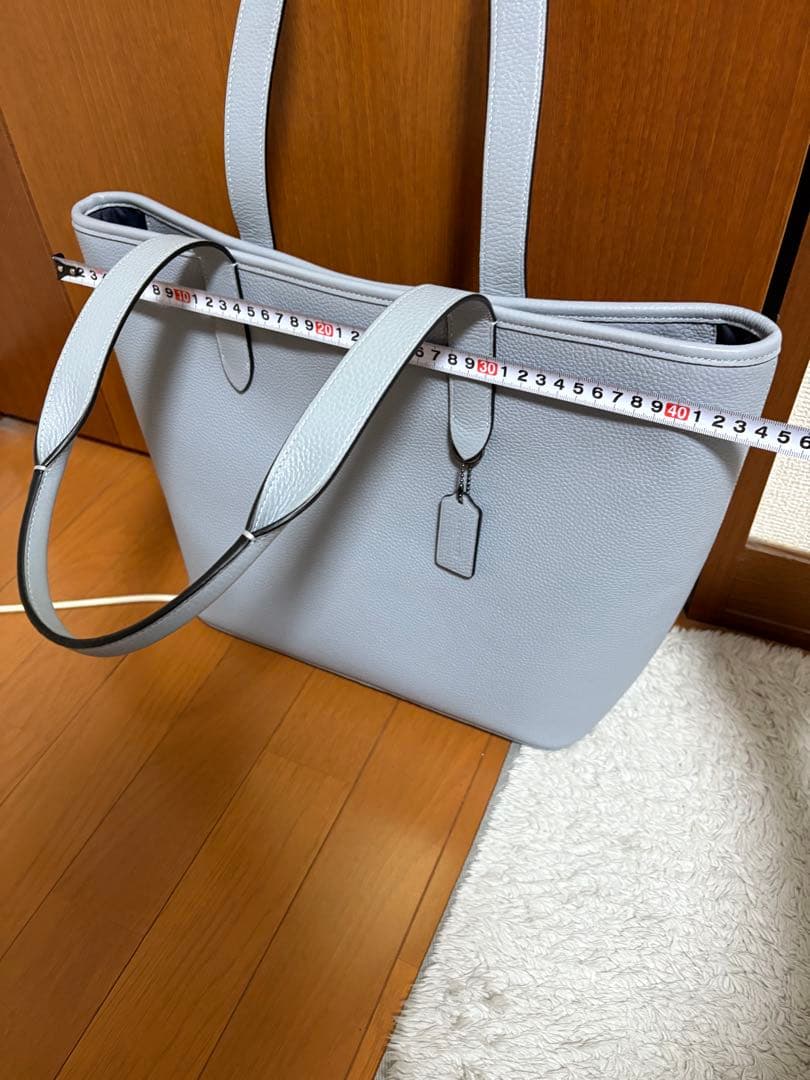 ブルーグレートートバッグ