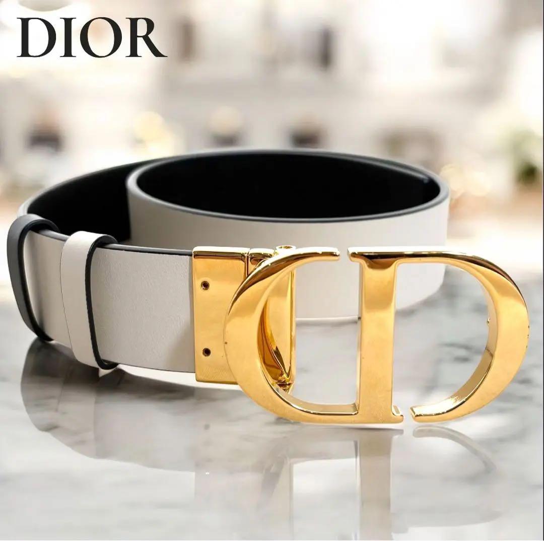 【美品】✨ DIOR ✨ 30Montaigne ロゴ リバーシブル レザー