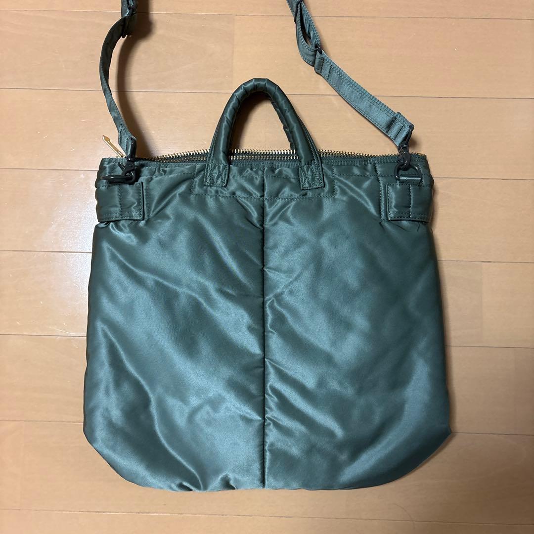 新作！　PORTER ポーター　タンカー　ヘルメットバッグ　セージグリーン