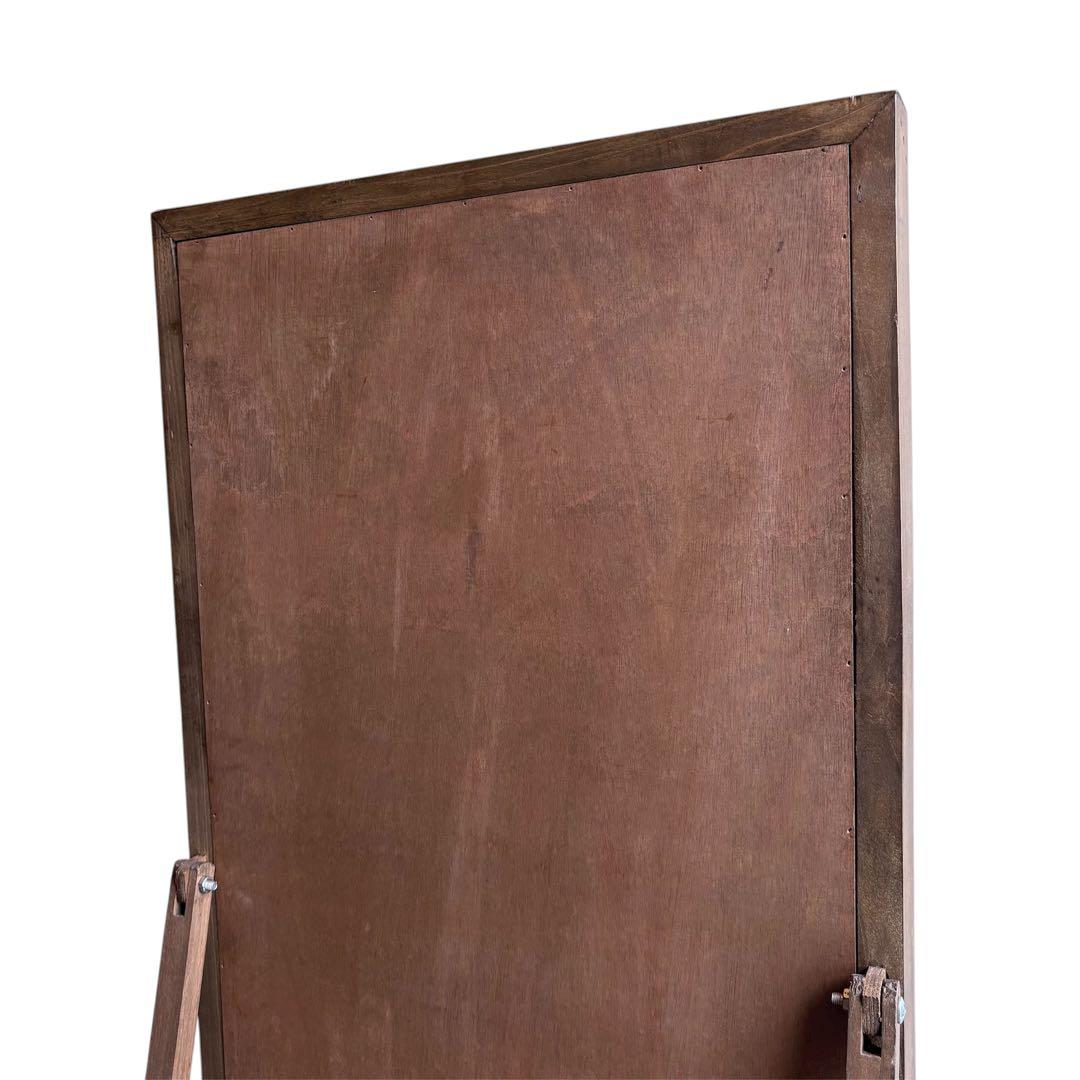 東谷　アンティーク調ドアミラー スタンドミラー