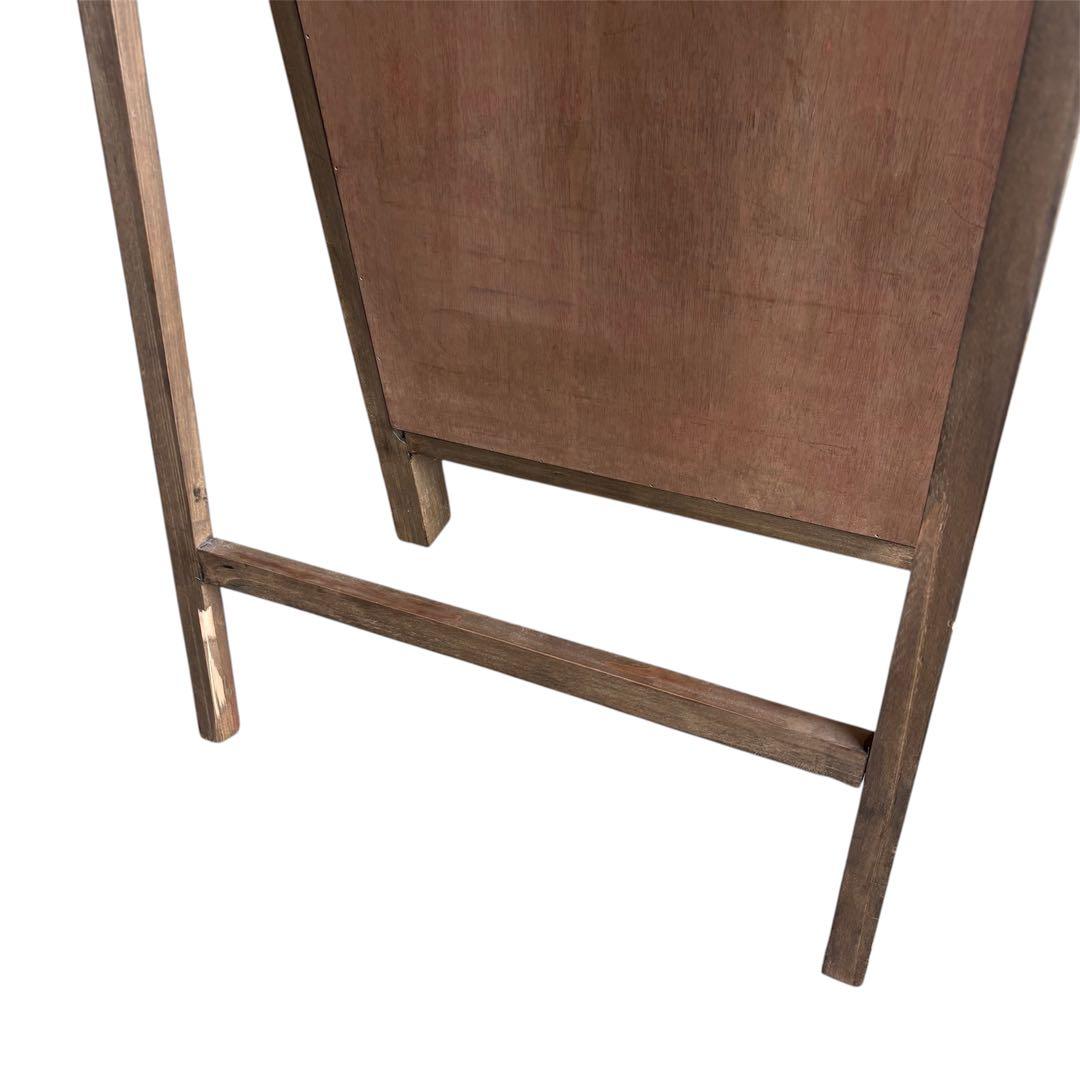 東谷　アンティーク調ドアミラー スタンドミラー