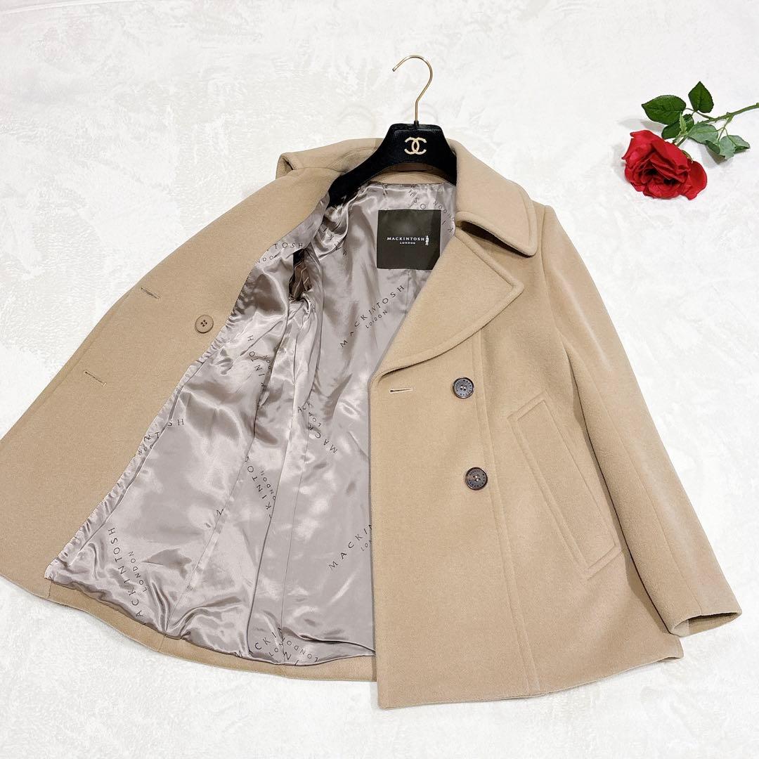 新品同様✨　マッキントッシュ　ロンドン　ピーコート　ウール　カシミヤ