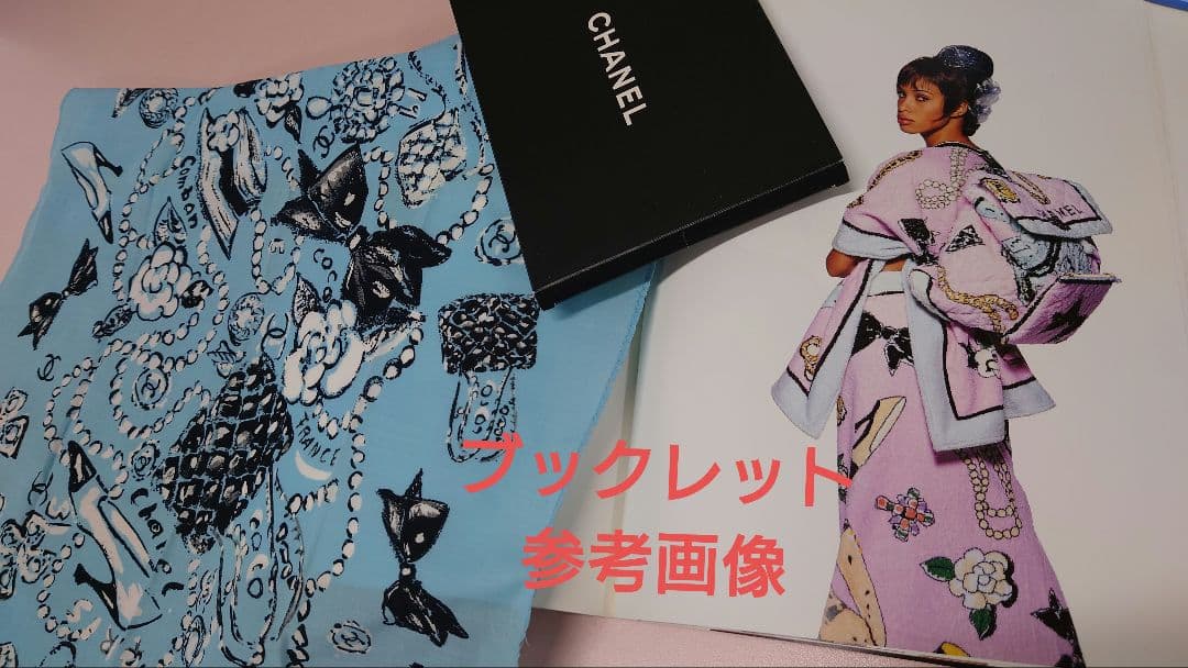 ★シャネル　CHANEL　コットン　ハンカチーフ　ミニスカーフ　ヴィンテージ