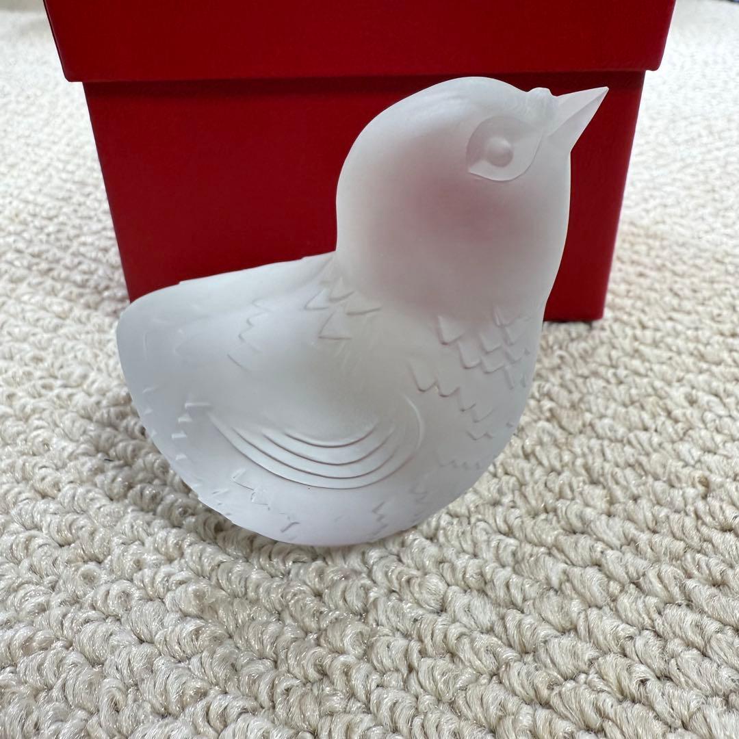 Baccarat ガラス製 鳥の置物 バカラ 鳥 バード フィギュリン ひよこ