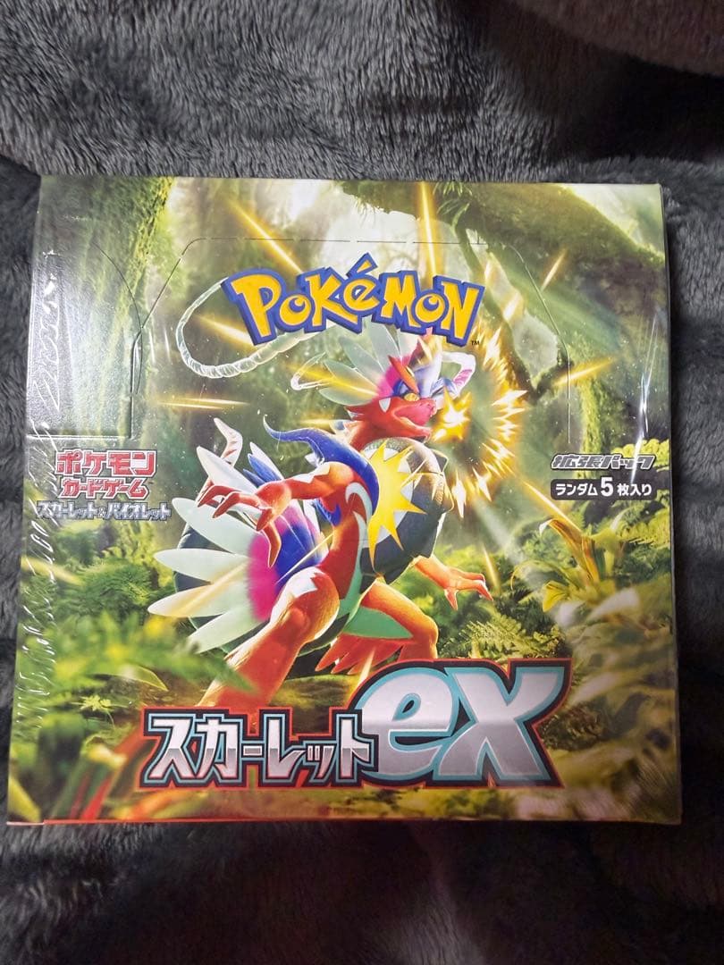 ポケモンカード　スカーレット　box シュリンクあり