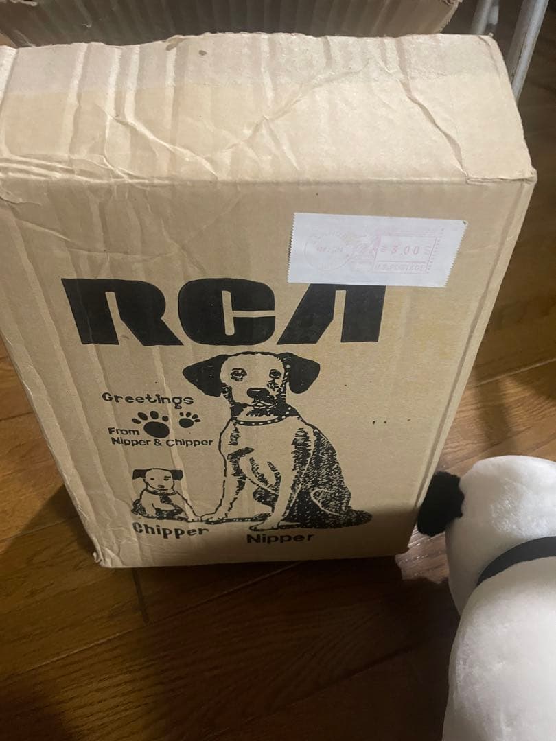 ビクターVictor rca ニッパーandチッパー　ぬいぐるみ