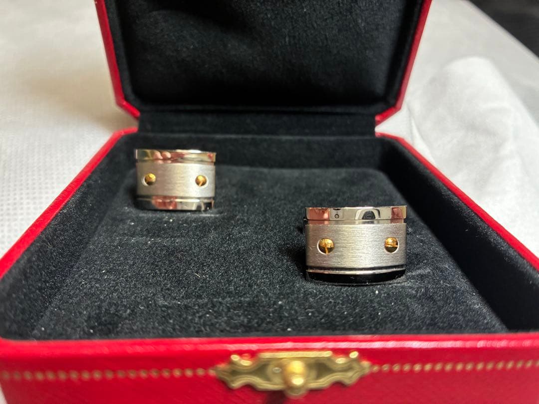 Cartier カルティエ サントス カフリンクス 美品