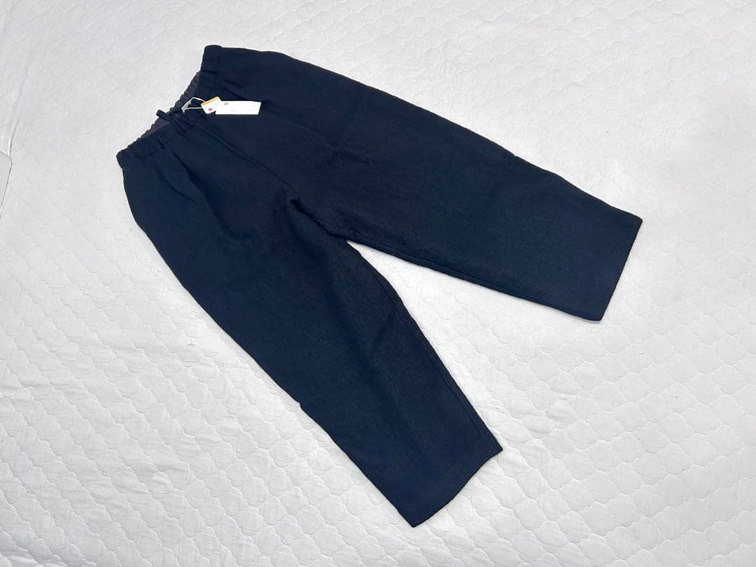 かぐれ　新品　今季　ウールテーパードパンツ　ブラック　 2025秋冬