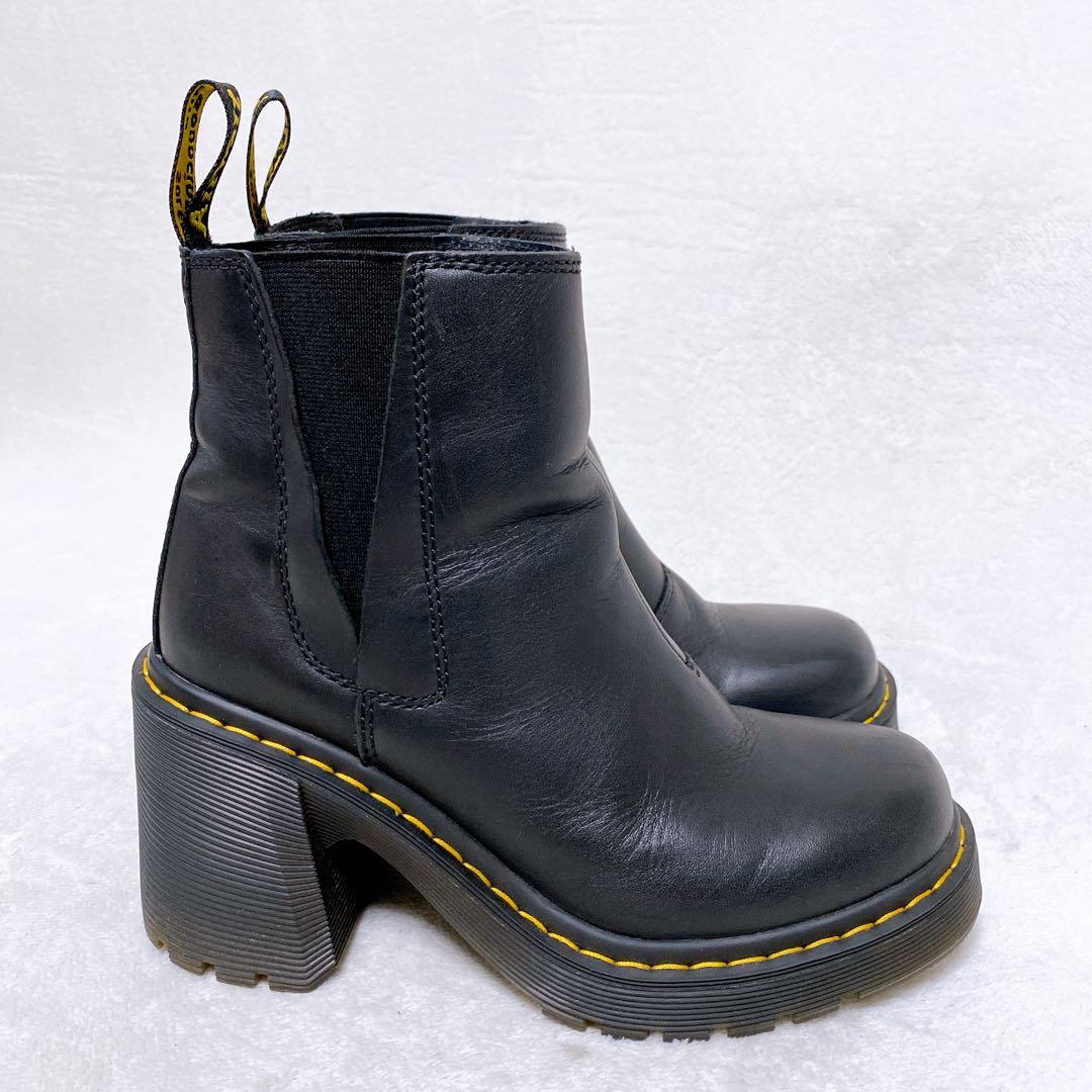 美品　ドクターマーチン　SPENCE　UK5　サイドゴア　厚底ヒール　ブラック
