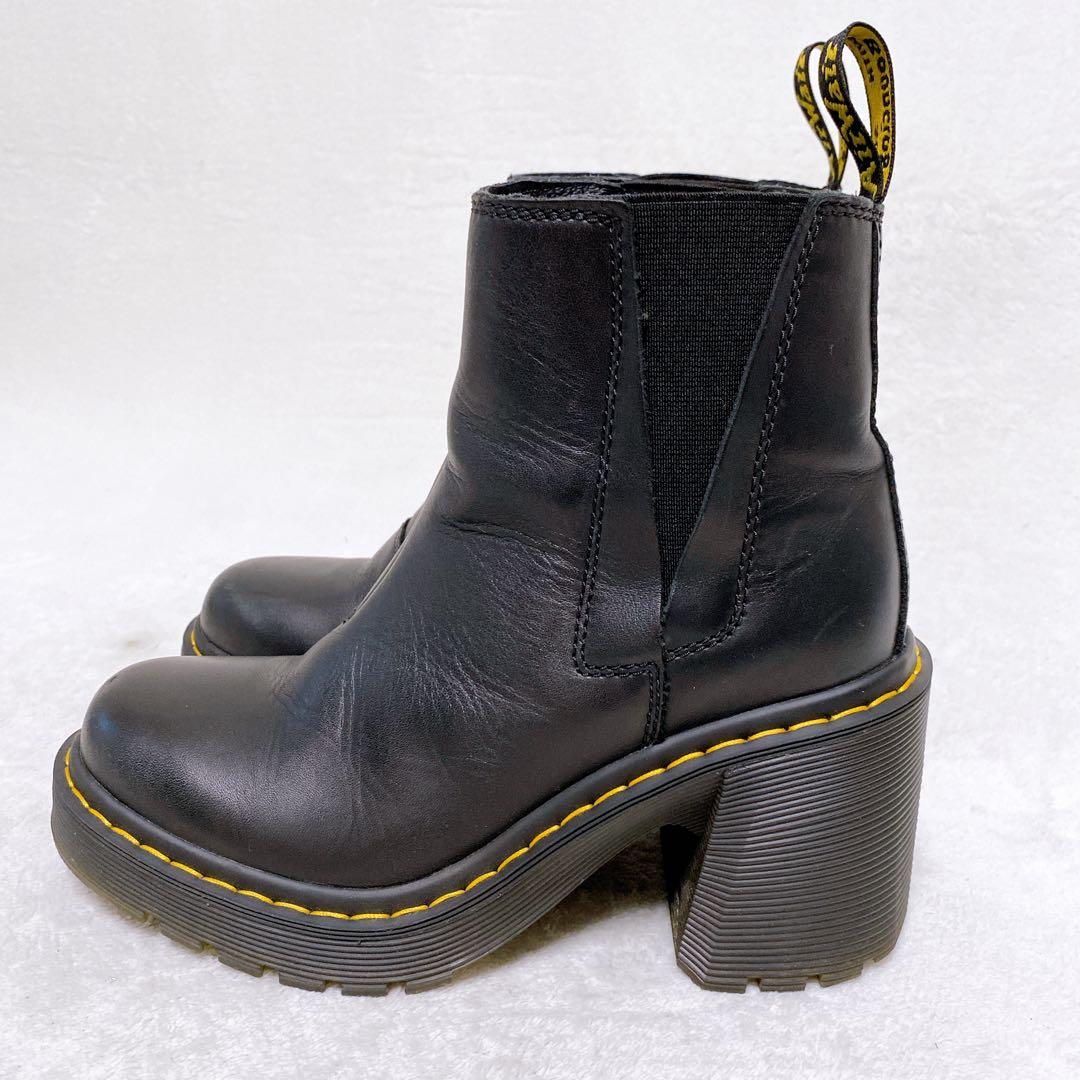 美品　ドクターマーチン　SPENCE　UK5　サイドゴア　厚底ヒール　ブラック