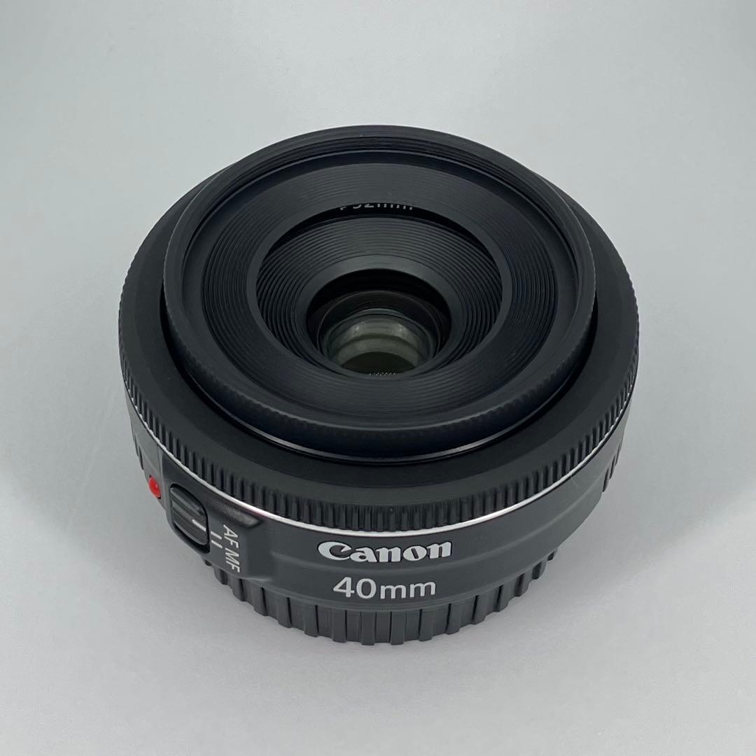 【美品・純正レンズフード付き】Canon EF40mm F2.8 STM