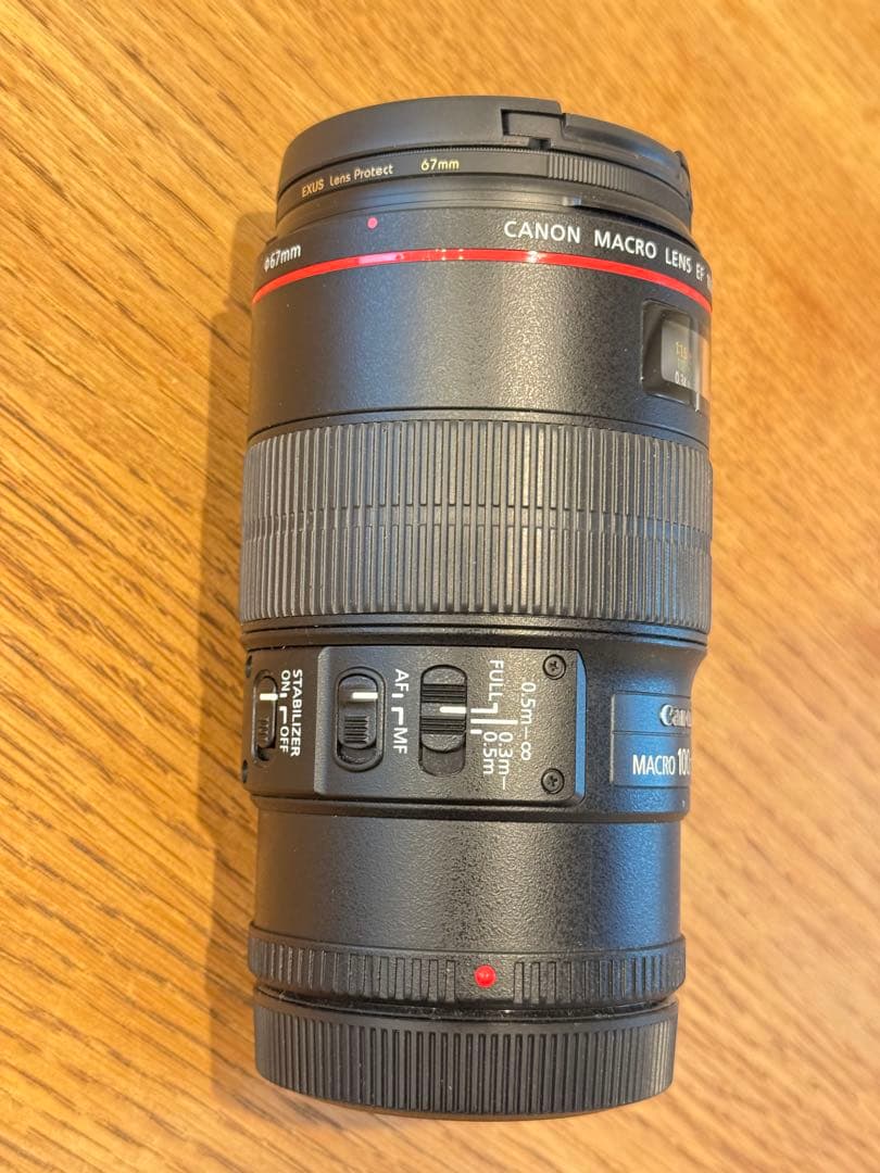 美品キヤノン EF 100mm F2.8 L Macro IS USM