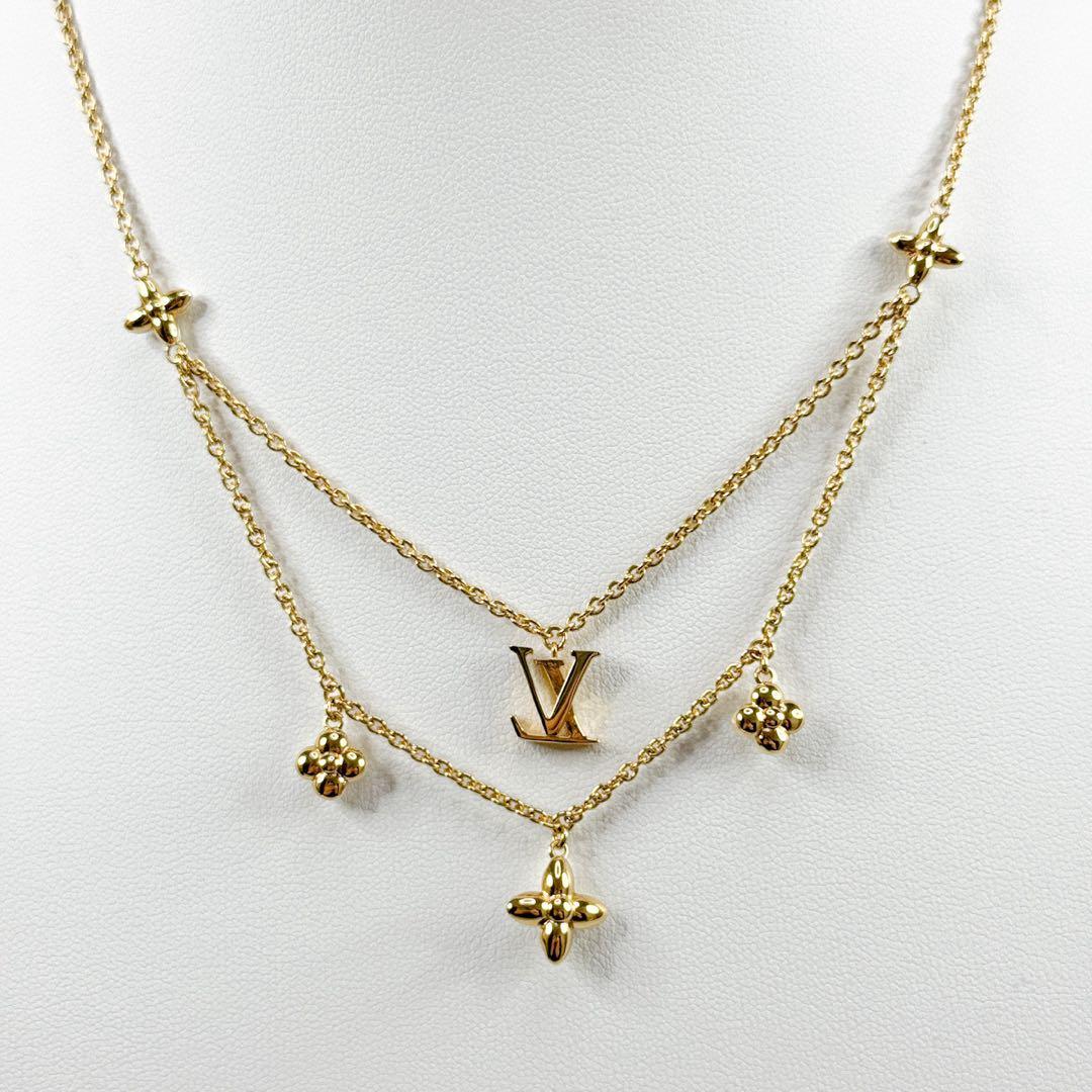 ルイヴィトン M00981 ネックレス LV フローラグラム モノグラム