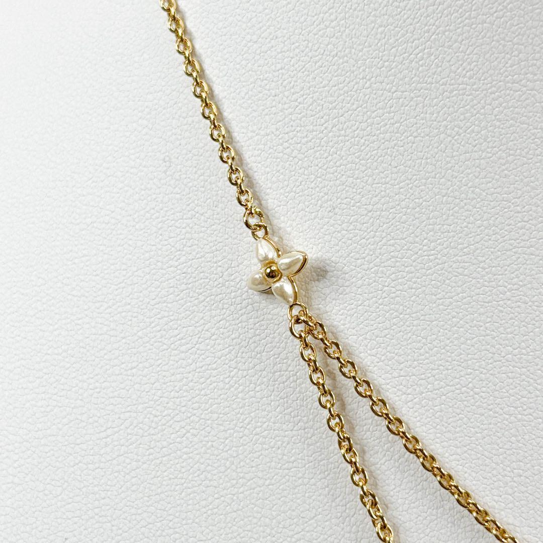 ルイヴィトン M00981 ネックレス LV フローラグラム モノグラム