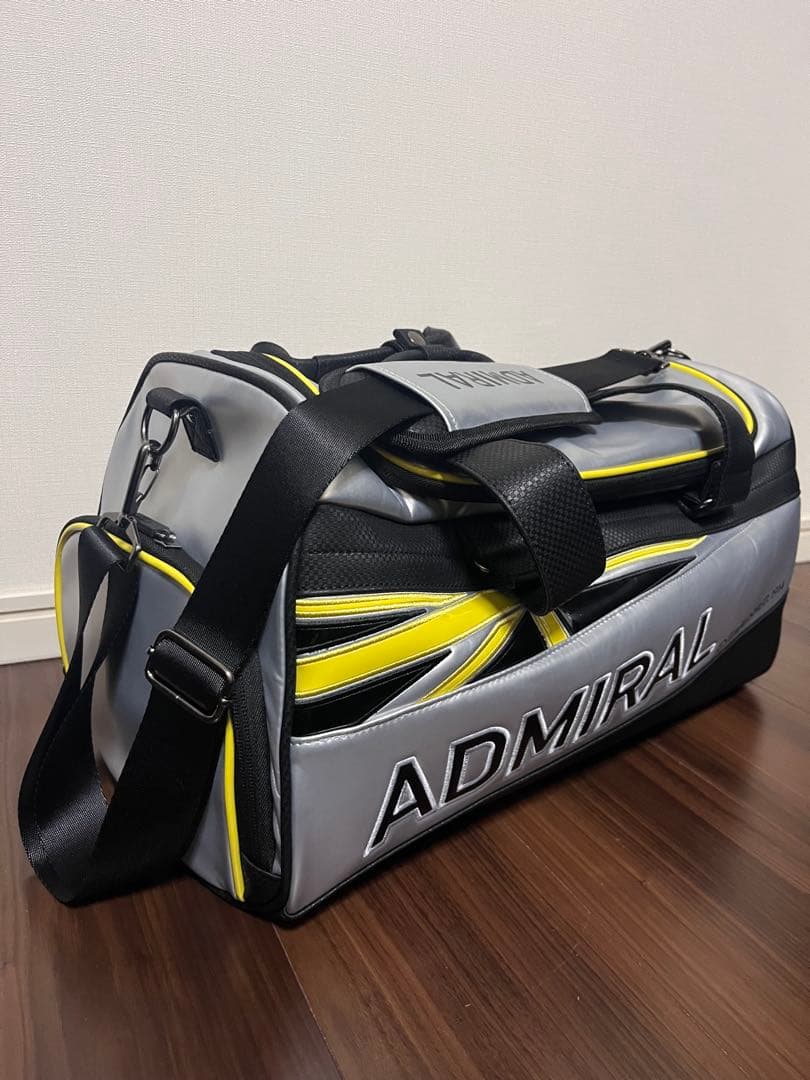 アドミラル　ボストンバッグ　GOLF ゴルフ　バッグ　Admiral シルバー
